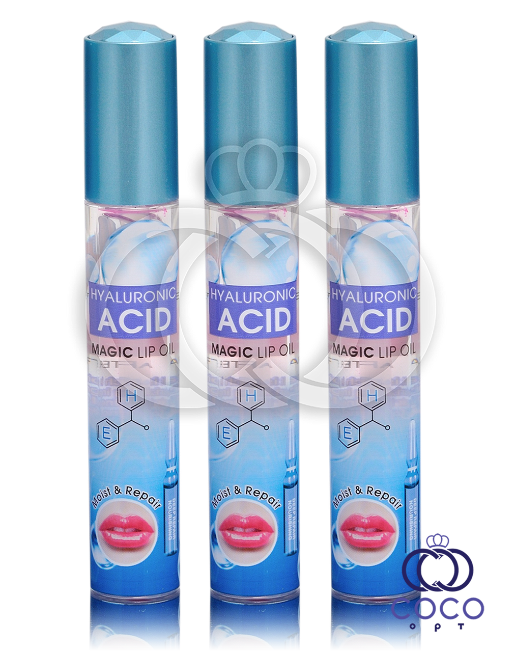 Блиск для збільшення об'єму губ Hyaluronic Acid Magic Lip Oil з гіалуроновою кислотою 3 мл
