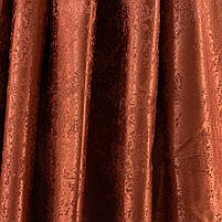 Тканина "пісок" на метраж теракотового кольору, висота 2,8 м (С33-20), фото 4