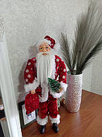 Іграшка handmade під ялинку Санта Клаус 55 см Дід Мороз подарунок на новий рік ручної роботи