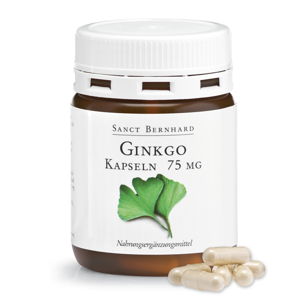 Sanct Bernhard - Гінкго Білоба «Ginkgo» 75 мг, 30 капсул