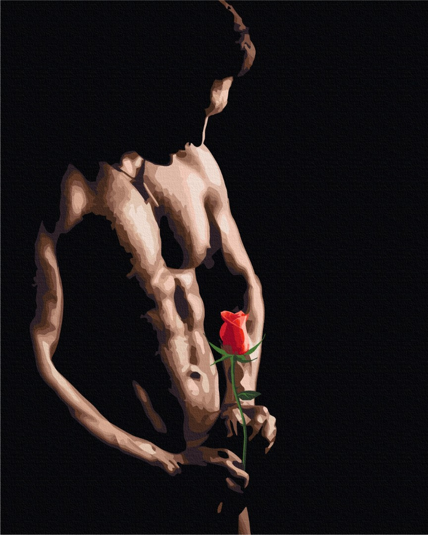 Картина за номерами Троянда пристрасті, фото 1