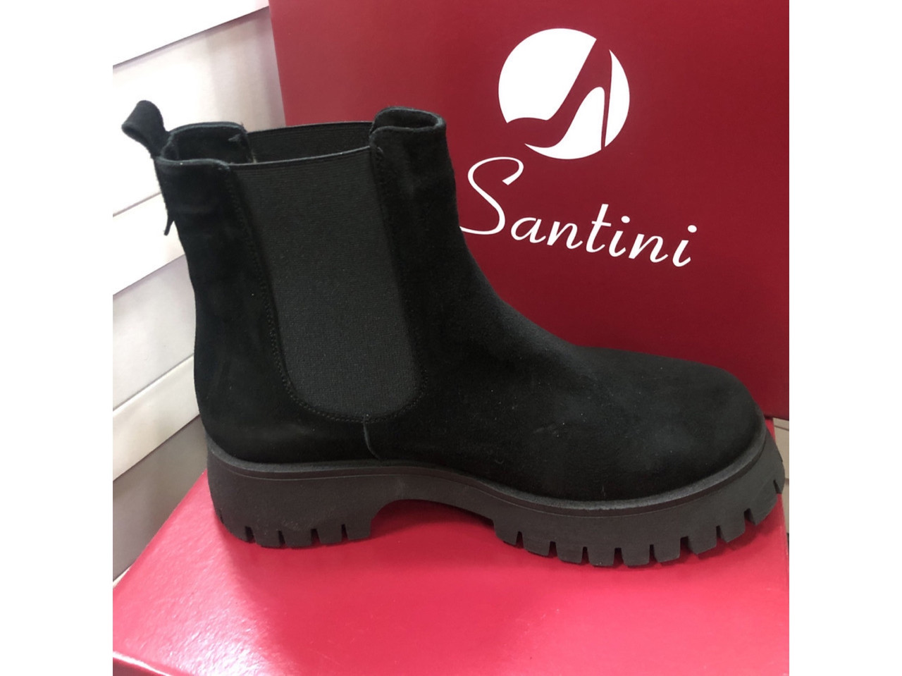 Жіночі замшеві черевики Челсі тм. Santini