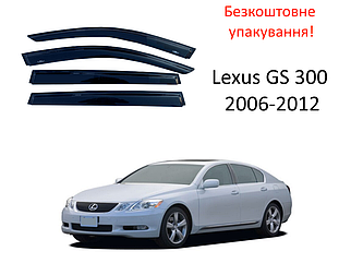 Дефлектори вікон Lexus GS 300 2006-2012 (HIC). Вітровики на Lexus GS