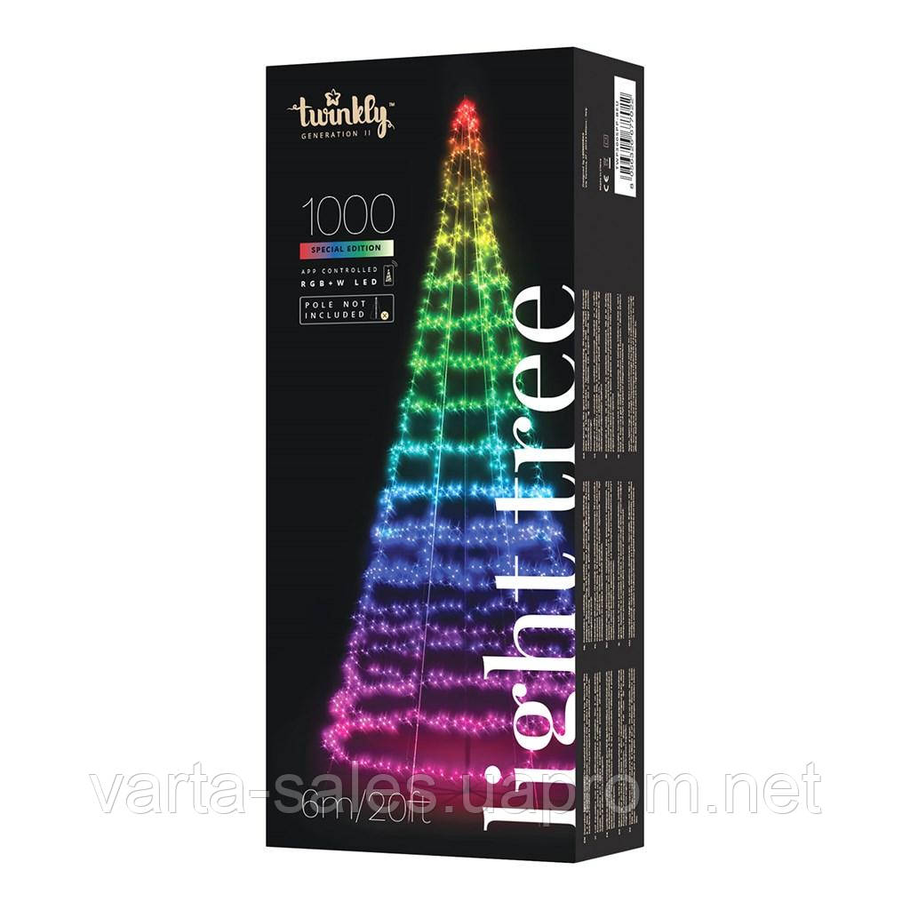 Смарт гирлянда Twinkly (световой конус в виде елки) Light tree RGBW 300 GEN II ОРИГИНАЛ - фото 2 - id-p1526029790