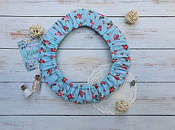 Чохол для п'ялець Nurge 126 мм Дрібні троянди на блакитному