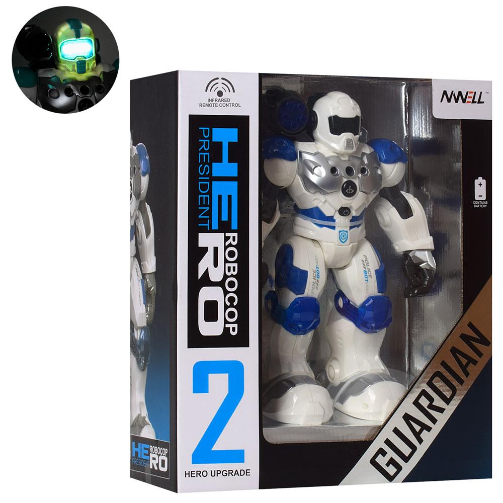 Робот 8088 дист.кер.,акум.,їздить,танцює,програм.,стріли-присоски,USB,муз.,світло,кор.,32-37-14,5см., фото 1