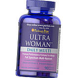 Мультивітаміни для жінок Ultra Woman Daily Multi Time Release 90 таблеток, фото 3