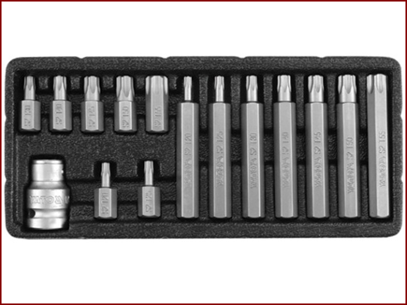 Набір із 15 насадок Торкс Torx Yato YT-0417