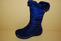 Дитяче зимове взуття Kapika Молдова 43160 Для дівчаток Синій Розмір