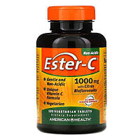 Витамин С нейтральный Ester-C с биофлавоноидами 1000 мг 120 таб Эстер Си American Health USA