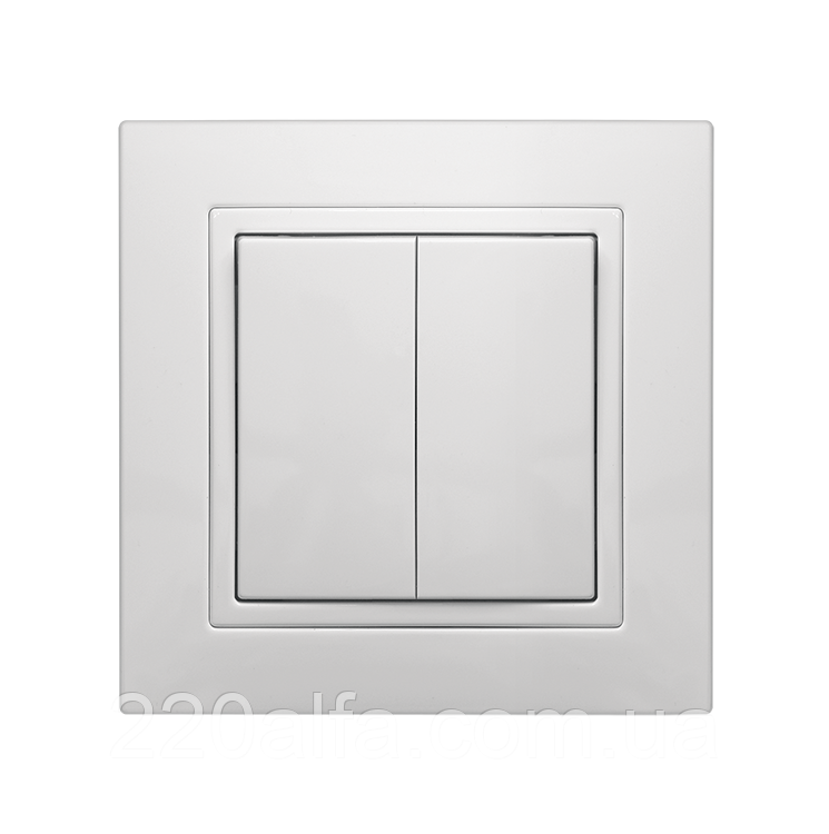 Вимикач двухкл. серія "ЕЛЕГАНТ" ТМ"MARSHEL"