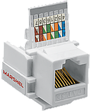 Комп'ютерне модульне гніздо RJ45 CAT.5E ТМ"MARSHEL" підходить до розеток VI-KO, фото 4