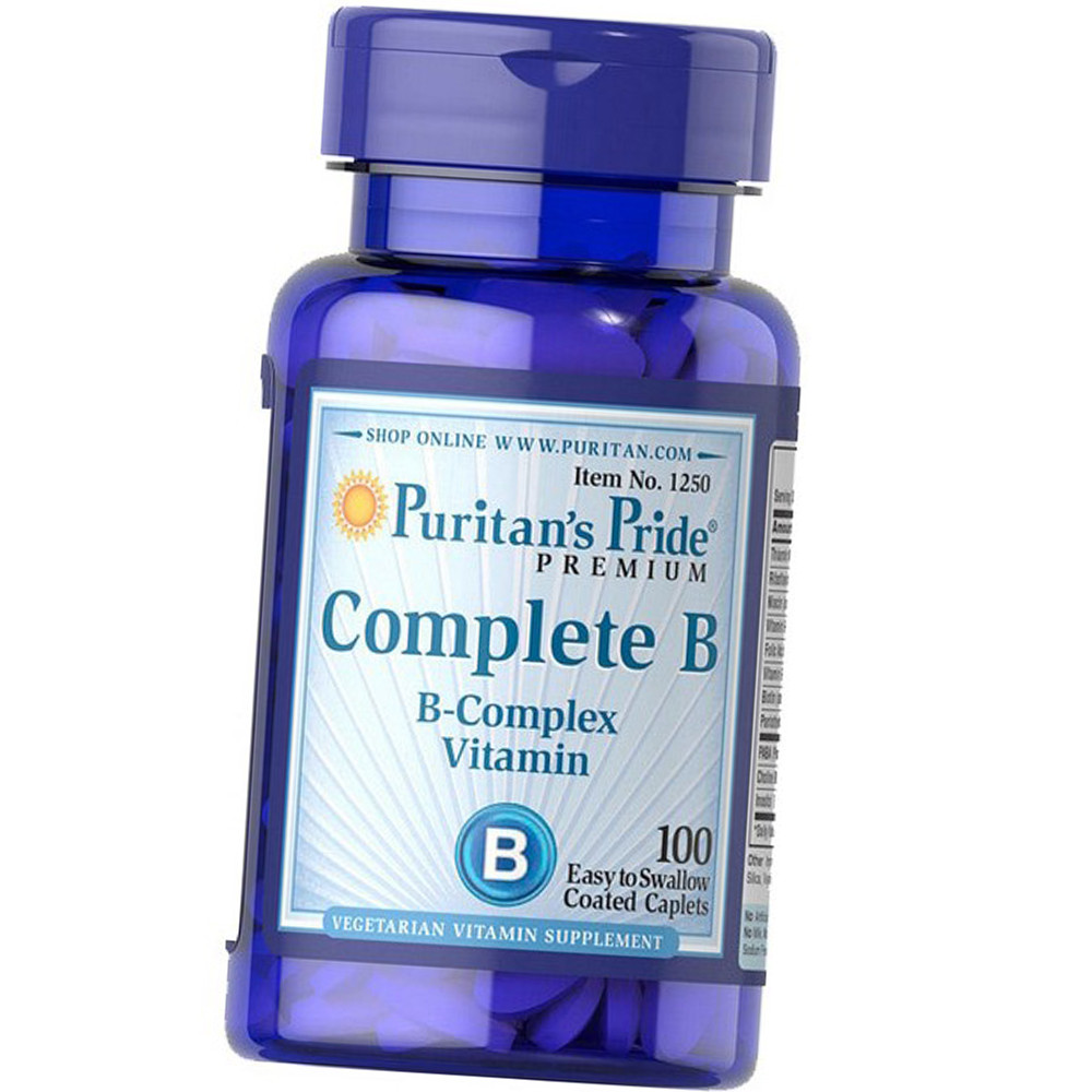 Вітаміни Б комплекс Puritan's Pride Complete B Vitamin B Complex 100 таб