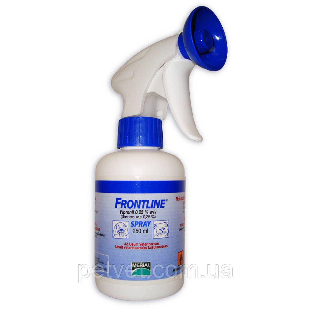 Frontline (Фронтлайн ) спрей от блох и клещей 250 мл. для кошек и собак ...