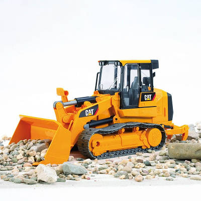 Надкрутий гусеничний Бульдозер хлопчику від 3 років на інерції з гаками та ковшем що піднімається Функціональний