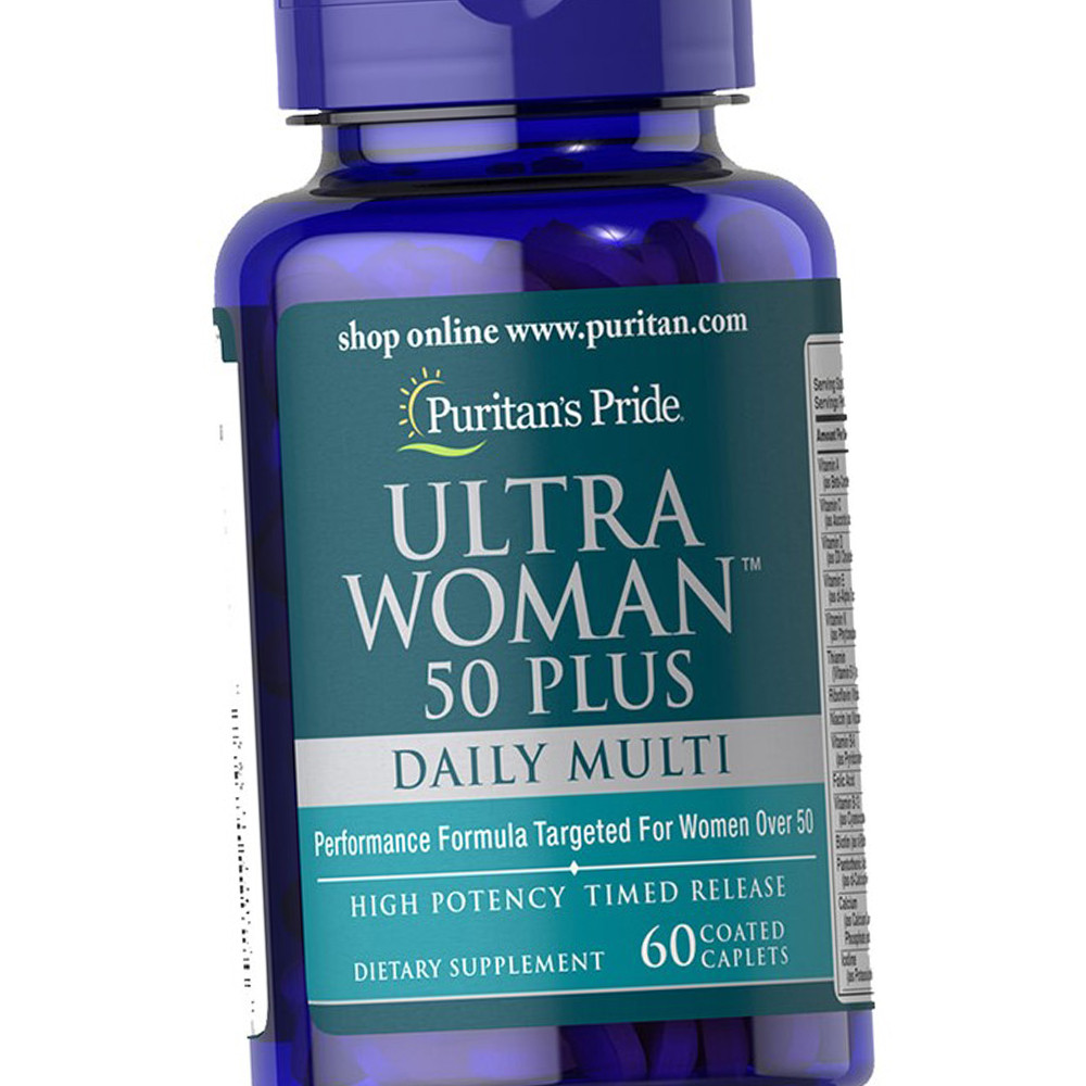 Вітаміни і мінерали для жінок Puritan's Pride Ultra Woman 50 Plus 60 таблеток