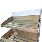 Кошик хлібний малий Рістел 126×946 мм, дерев'яний хлібний кошик на торговий стелаж, фото 2