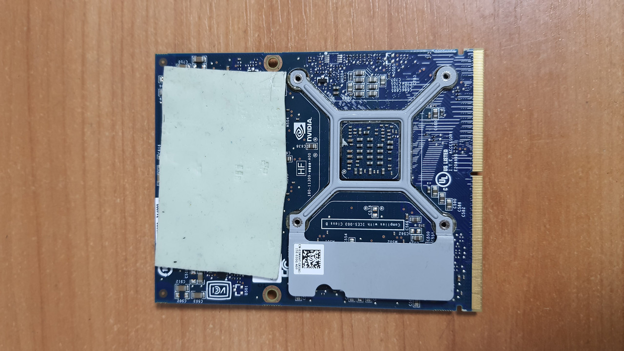 Б/У Відеокарта MXM III Nvidia GeForce GTX 660M 2GB, GDDR5, N13EGEA2 для ноутбука Dell