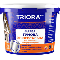 Резиновая краска универсальная "TRIORA" белая 3,5 кг