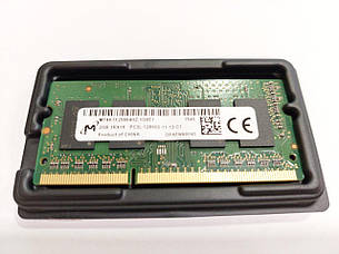 Оперативна пам'ять MICRON 2GB SO-DIMM DDR3 1Rx16 PC3L-12800S-11-13-C1 (MT4KTF25664HZ-1G6E1), фото 1