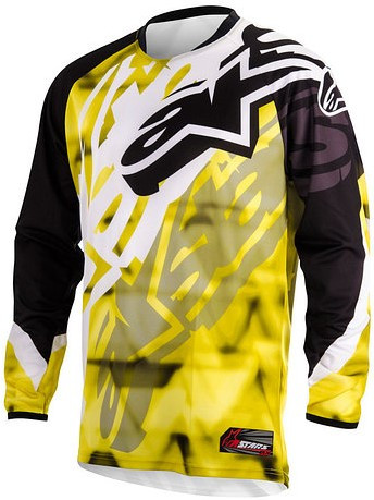 Мотоджерсі Alpinestars Racer жовтий/чорний, S