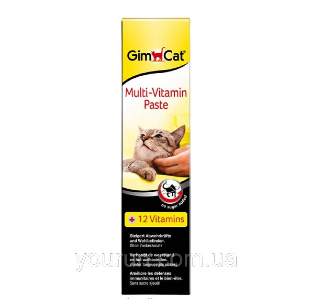 GimCat (Джимкет) MULTI-VITAMIN EXTRA PASTE (мультивітамінна паста), 50г, фото 1