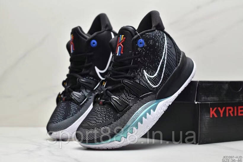 Баскетбольні кросівки Nike Kyrie 7 Brooklyn Black (GS) Кайрі