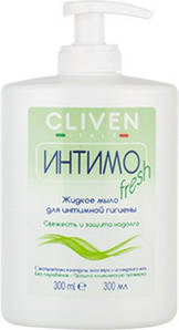 Cliven Мило рідке для інтиму догляду FRESH Інтимо доз 300 (шт.)