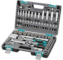 Набір інструменту 1/2 ", 1/4", CrV, пластиковий кейс, 94 предм. STELS (14106)
