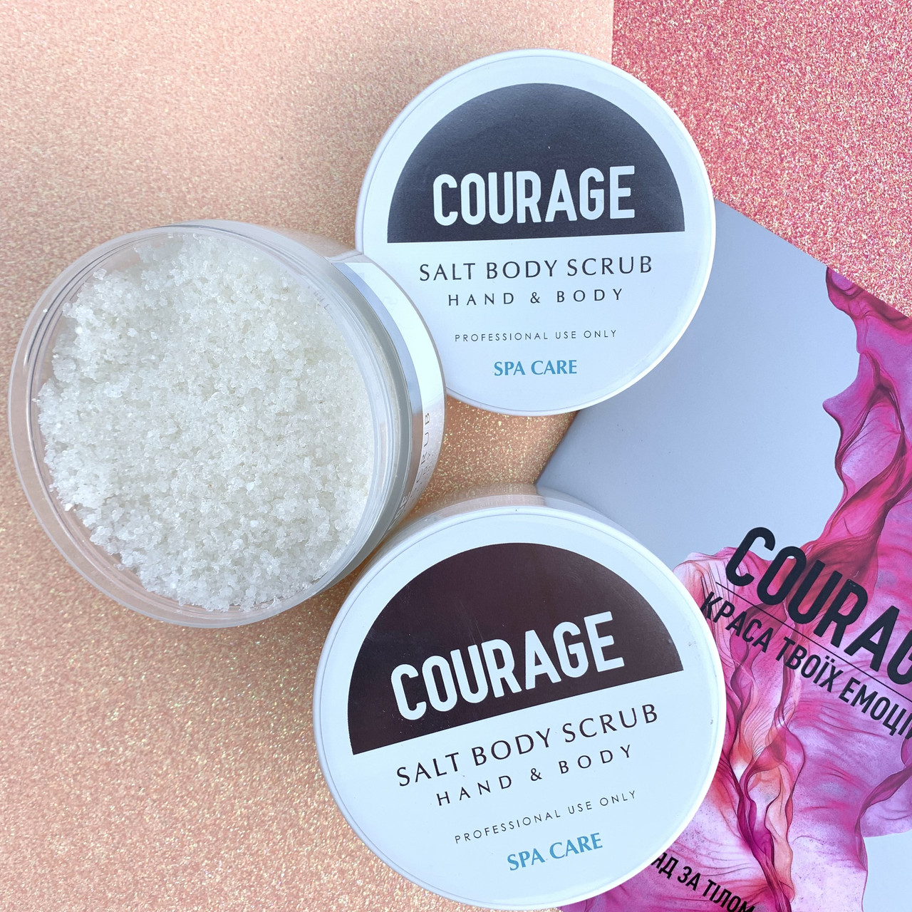 Сольовий скраб для тіла Spa care Courage Prof 300 ml