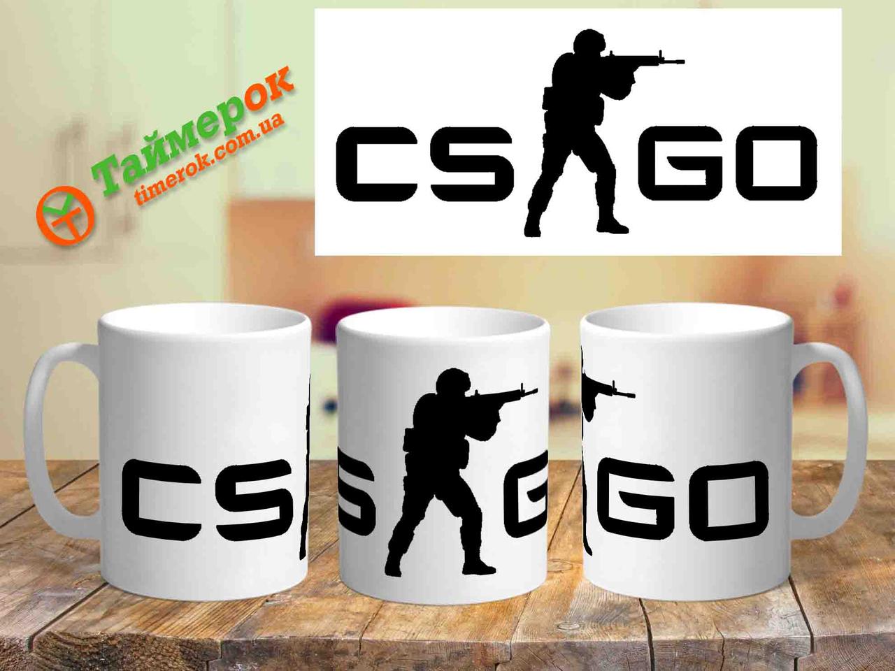 Чашка з логотипом "CS GO"