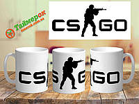 Чашка с логотипом "CS GO"