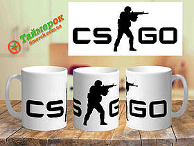 Чашка з логотипом "CS GO"