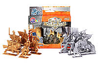 Набор средневековых воинов ТехноК 4272 военный игровой набор игрушечные солдатики пластиковые игрушк мальчиков