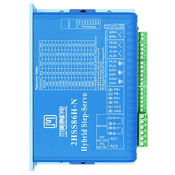 Цифровий гібридний кроковий серводрайвер 2HSS86H-N для крокового двигуна з енкодером серії 86, фото 1