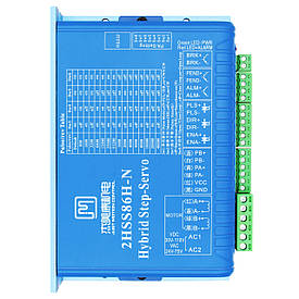 Цифровий гібридний кроковий серводрайвер 2HSS86H-N для крокового двигуна з енкодером серії 86