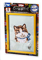 Вышивка крестиком на канве Cross Stitch Кошка R/KID-352452