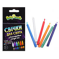 Свечки с цветным огнем, 6 штук R/KID-344261