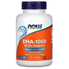 DHA-1000 Brain Support Now Foods 90 капсул