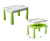 Пластиковый стол с насадкой для аэрохоккея салатовый R/KID-342050