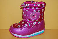 Дитяче зимове взуття Тому.М Китай 5117 Для дівчаток Рожевий розміри 27_31 29, Довжина устілки 19.2 см