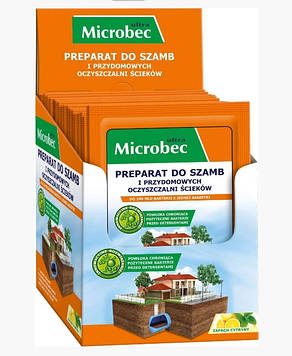 Засіб для вигрібних ям і септиків Microbec Ultra 25 г Польща
