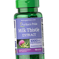 Розторопша Puritan's Pride Milk Thistle Extract 1000 mg 90 гелевих капсул