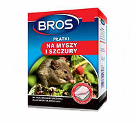 Пластівці від мишей і пацюків BROS 50г Пастилки от мышей и крыс Брос 50г