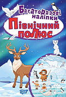 Книжка Многоразовые наклейки Северный полюс R/KID-347247
