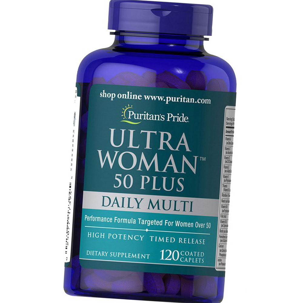 Вітаміни для жінок Ultra Woman 50 Daily Plus Multi Timed Release 120 таб