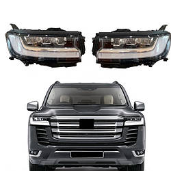 Передні лід фари для Toyota LC Land Cruiser 300 2021+ г.в. Ленд Крузер 300
