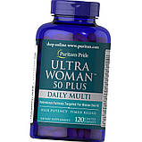 Вітаміни і мінерали для жінок Ultra Woman 50 Daily Plus Multi Timed Release 120 таблеток, фото 4