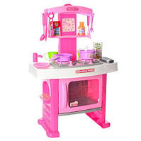 Детская игрушечная кухня с плитой и духовкой 661-51 аксессуары в комплекте (ROY/T-661-51)