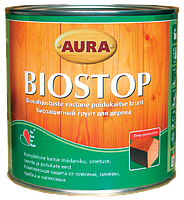 Биозащитный грунт для дерева Aura Biostop 0.9л